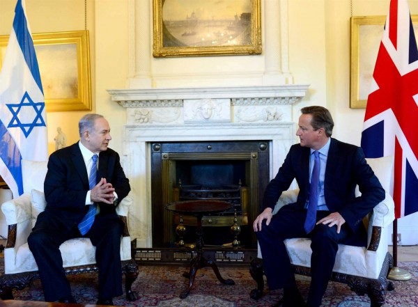 One Downing-David Cameron-PM Netanyahu