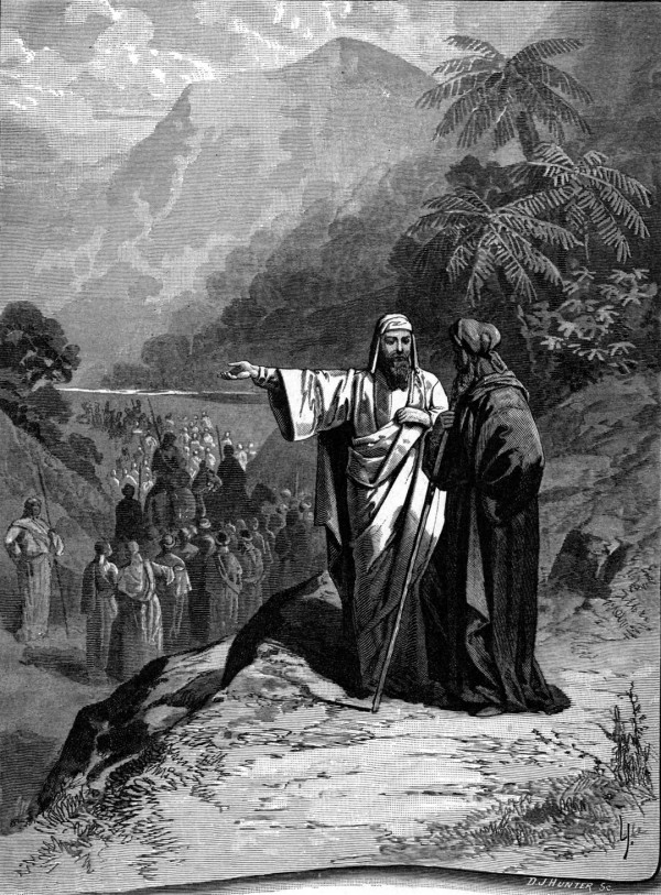 Abraham and Lot Divided the Land (Bible Pictures and What They Teach Us by Charles Foster, 1897)