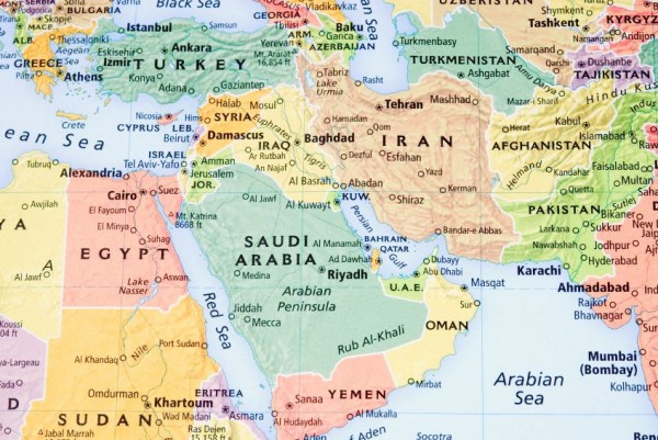 Middle East map