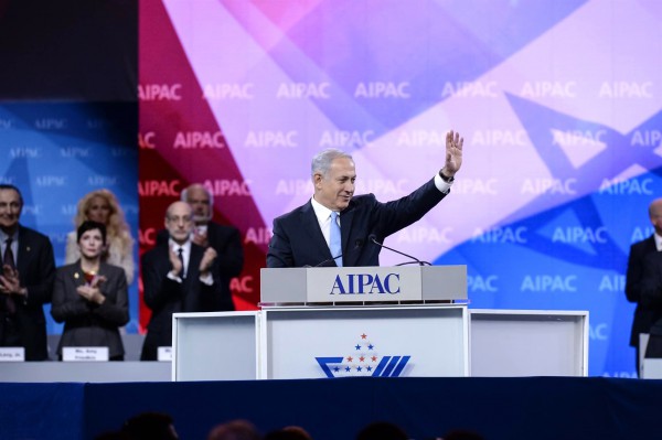 AIPAC, Netanyahu, two states, peace