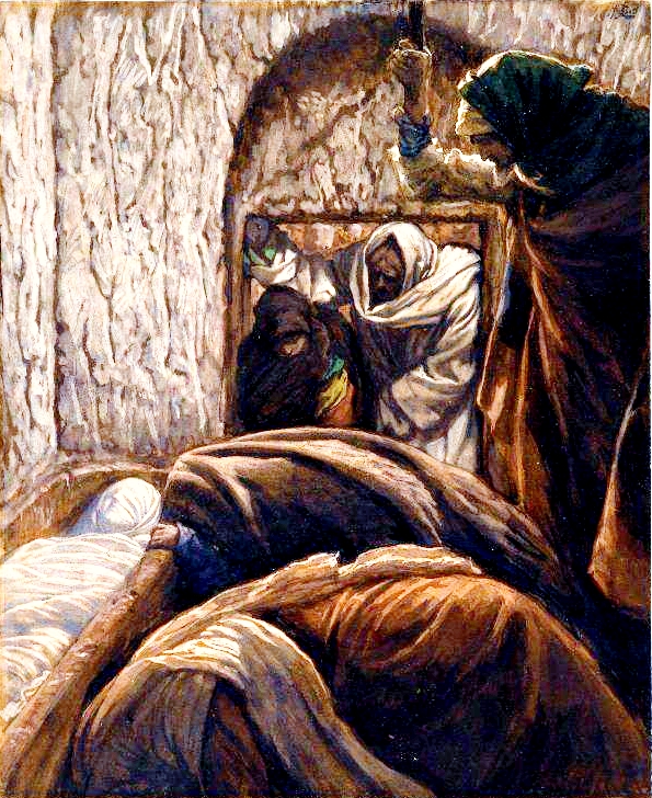 Yeshua in the Sepulchre, by James Tissot