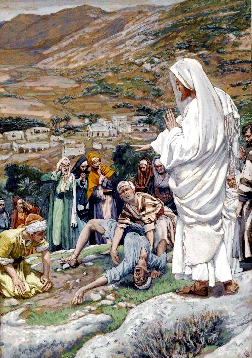 The Possessed Boy at the Foot of Mount Tabor, by James Tissot