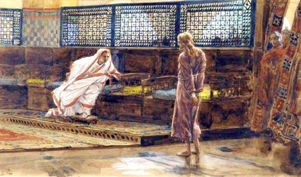 Yeshua Before Pilate, First Interview, by James Tissot