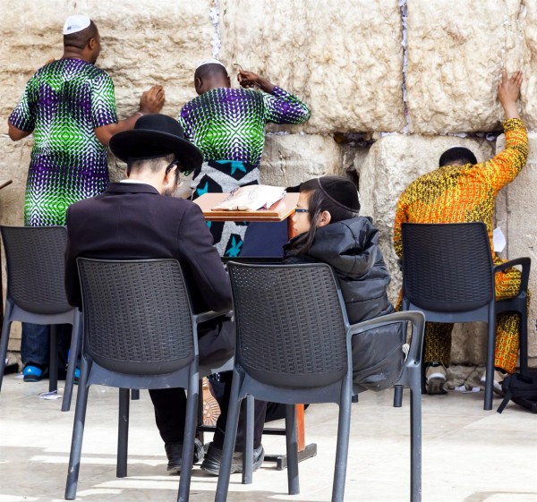 Jewish prayer, men's section, Kotel