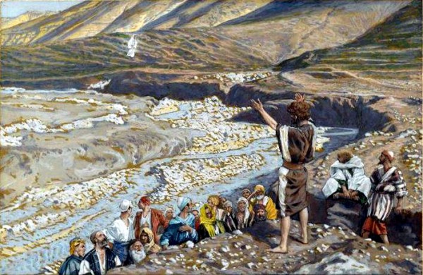 John the Baptist Sees Jesus from Afar, by James Tissot