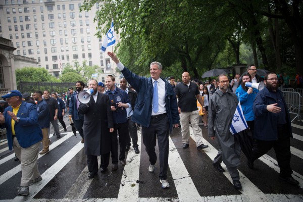 New York, Bill de Blasio, Celebrate Israel parade