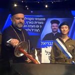 Father Gabriel Naddaf, Israel Independence Day, torch lighting