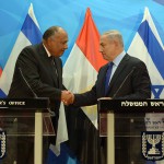 Egyptian Foreign Minister Sameh Shoukry meets with PM Benjamin Netanyahu,