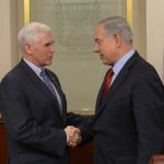 Governor Mike Pence, Benjamin Netanyahu