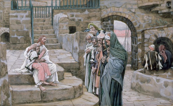 Jesus and the Little Child, by James Tissot