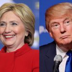 US presidential nominees, Hillary Clinton and Donald Trump