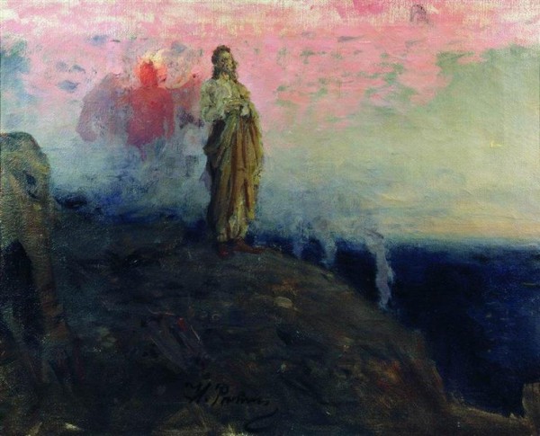 Temptation of Jesus Christ by Ilya Repin