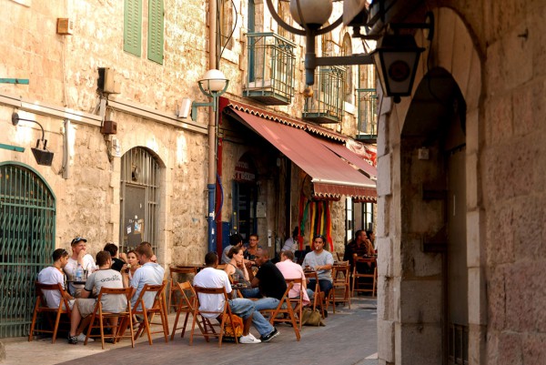 Nahalat Shiva neighborhood cafe, Jerusalem