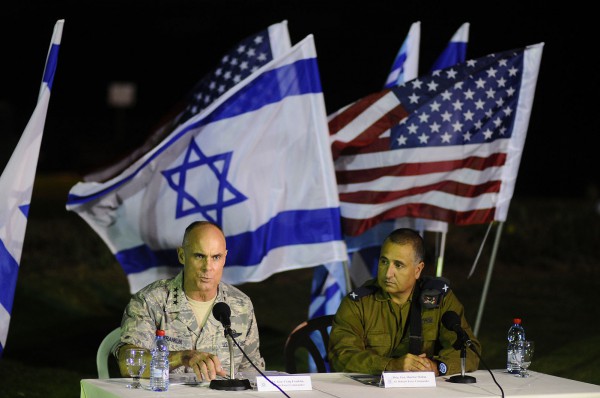 US-Israel military defense drill briefing