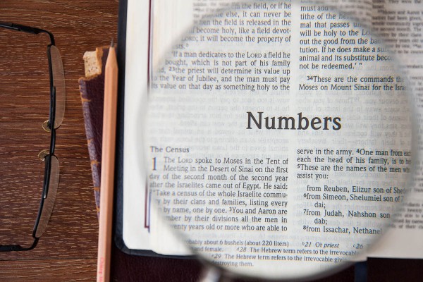 Book of Numbers is titled b'midbar in Hebrew.