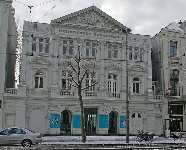 Hollandsche Schouwburg was a luxurious theatre in a vibrant Jewish  neighborhood of Amsterdam. Here, 80,000 Jews were collected between 1942–1943 for deportation to death camps. It is now the National Holocaust Memorial of the Netherlands.