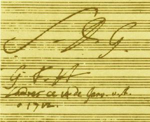 Handel composed his HalleluYah symphony for the purpose of “SDG,” which he wrote at the end of his manuscript (see image above), signifying “Soli Deo Gloria” or “To God alone the glory.”