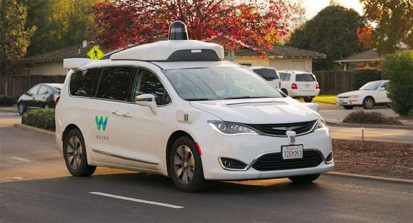 Chrysler Pacifica Hybrid Waymo Google Car